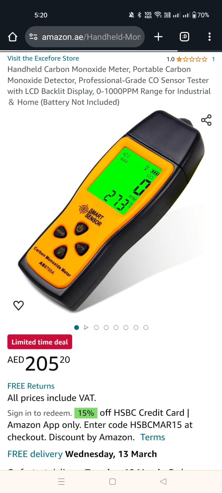 Best quality carbon monoxide meter: